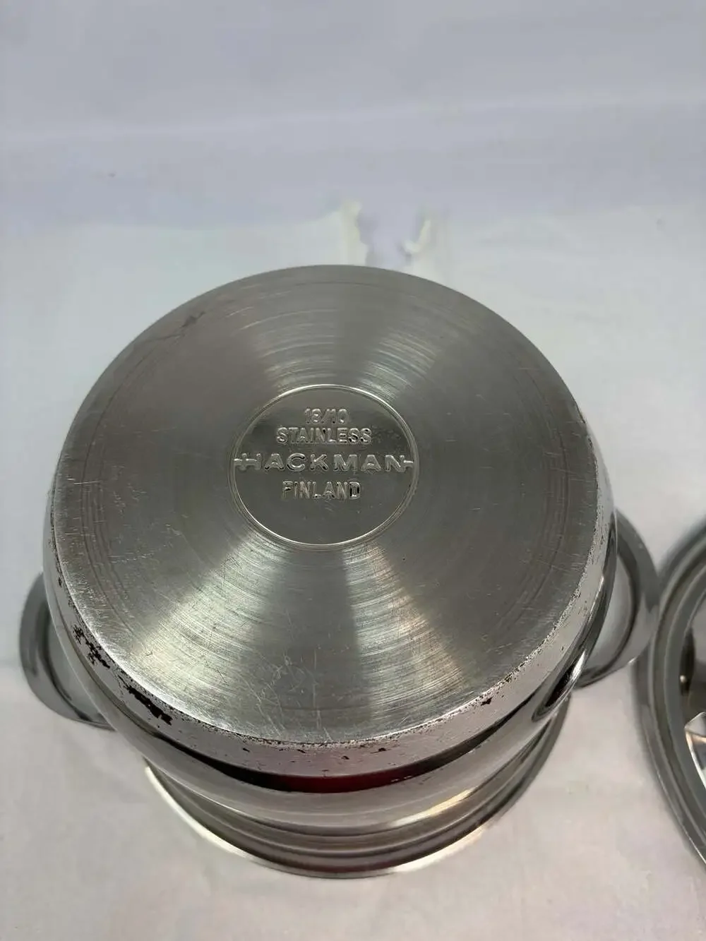 Hackman Stainless Steel 18/10 2 QT Stockpot with Vented Lid Made in Finland
